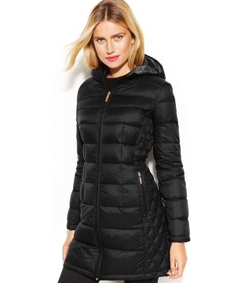 michael kors packable down coat warm|Michael Kors packable puffer jacket.